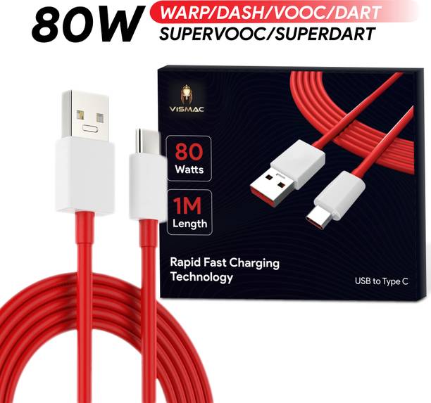 vismac USB Type C Cable 10 A 1 m copper WARP/DASH Charging Type C