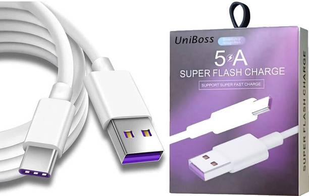 UniBoss USB Type C Cable 5 A 1 m Copper Data Charging Cable C Type 131