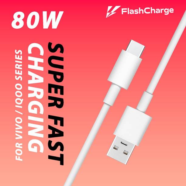 WAALZOX USB Type C Cable 8 A 1 m 80W Super Fast Flash Charge Type - C Cable