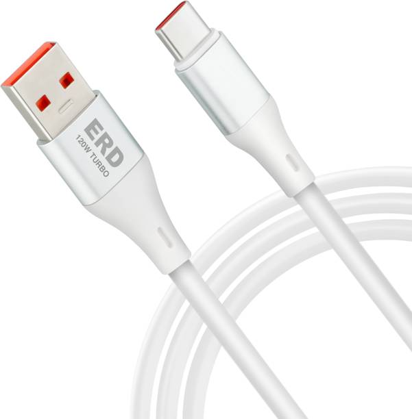 ERD USB Type C Cable 1 m UC-245 High-Speed Data Transfer, 120W Turbo Charger, Durable, High Strength