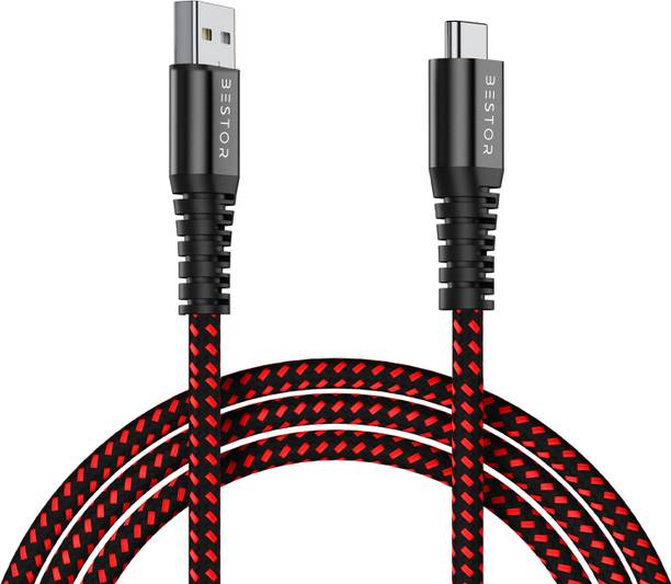 Bestor USB Type C Cable 1.5 m USB C Cable 20W Fast Charging, USB-A to USB-C Cable Nylon Braided Charger Cord for OnePlus, Samsung Galax S10 S9 S20, Mi and More (1.5M)