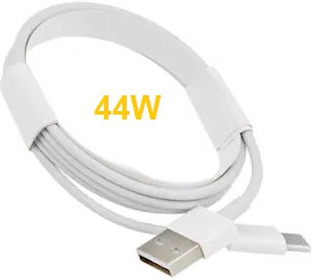 BKN USB Type C Cable 6 A 1 m CERTIFIED 44W FLASH CHARGE DATA CABLE FOR SUPER FAST 100% ORIGNAL FAST 44W Vivo Y16, Y21 2021, Y30, Y31, Y33S, Y50, Y51, Y51A, Y56, Y72 5G, Y73, Y75, Z1X, Z5, Z6, Z6 5G / VIVO T2 / T2 5G / T2X / Y72 5G / S1 / S1 PRO / Y55 / VIVO T1 5G / T1X 5G