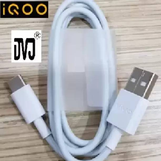 DVJ USB Type C Cable 2 A 1 m 66W FLASH CHARGE DATA CABLE FOR vivo iQOO 3 / 7 / Z3 / Z5 /Z7