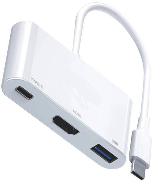 Jaintronics USB Type C Cable 0.15 m Aluminium Foil JAIN-TC-HDMI-USB3-SLV