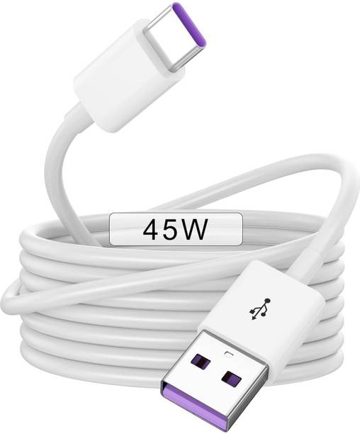 Qoisa USB Type C Cable 6 A 1 m 45W,SuperVOOC Cable,For Vivo Flash Charge Cable High Speed Data Sync