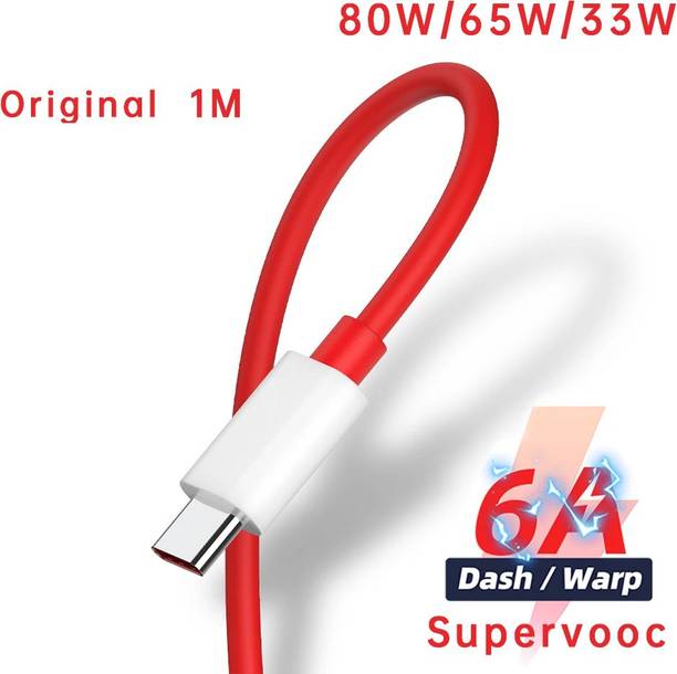 SANNO WORLD USB Type C Cable 6.5 A 1.2 m 65W DART/VOOC/DASH USB TYPE C CHARGING CABLE