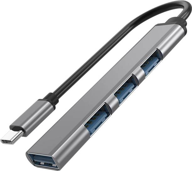 DooBuy USB C Hub Type C to 4 Port USB Type C 3.0 to USB 2.0 Hub OTG Adapter 4 in 1 USB Extender, 4 Port Expander for Phone Laptop, PC, Chrome-Book/Mac-Book/Pixel Laptop Accessory