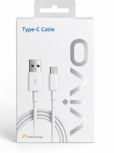 vivo USB Type C Cable 3 A 1 m Aluminum USB Type C 65W Charging & Data Cable