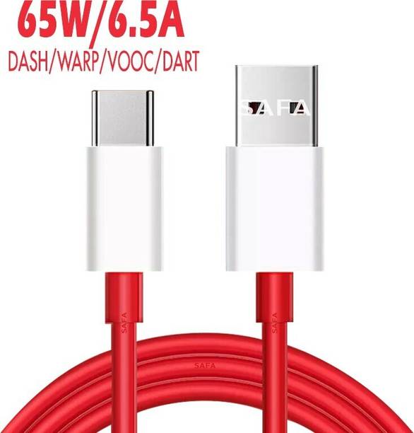 Safa USB Type C Cable 6.5 A 1 m 65W/6.5A SUPER FAST CHARGING CABLE TYPE C SUPPORT / SUPERCHARGER / SUPERVOOC / SUPERDART / SUPERFLASH / FLASHCHARGING / VOOC / DART / DASH / WARP / FLASH / TURBO / SONIC / HYPER / RAPID / 55W / 50W / 44W / 33W / 30W / 27 / 25 / 20W / 18W / 15W / FOR HUAWEI P30 PRO / P40 PRO / MATE 20 PRO / P20 PRO / Mi 10 / 10i / 10T / 10T PRO / 11 ULTRA / 11X / 11X PRO / 11 LITE / 11 LITE NE / POCO M2 PRO / M3 PRO / X3 PRO / F3 GT / MOTOROLA EDGE 20 / EDGE 20 PRO / EDGE 20 FUSION /