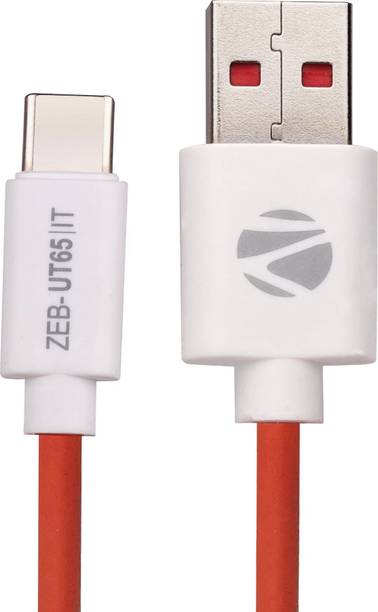 ZEBRONICS USB Type C Cable 6.5 A 1 m PVC ZEB-UT65