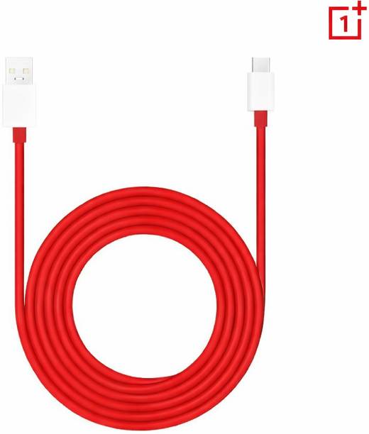 OnePlus USB Type C Cable 8 A 1 m (OnePlus Original Pouch Pack)-SUPERVOOC, VOOC, DASH, WARP, QC- DL1244