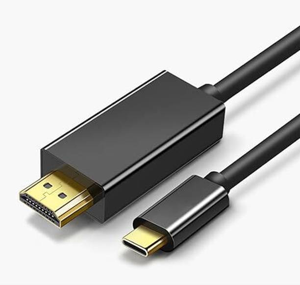 RuhZa USB Type C Cable 5 A 1.5 m NA 4K High-Speed USB 3.1 Type-C to HDMI for Home Office