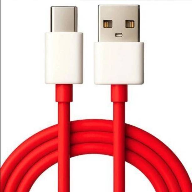 OnePlus USB Type C Cable 8 A 1 m TPE New-100W Fast Charging USB-C Cable | Multi-Protocol Support (SUPERVOOC/VOOC/WARP) | CarPlay & Android Auto | Universal USB-C Compatibility – Red