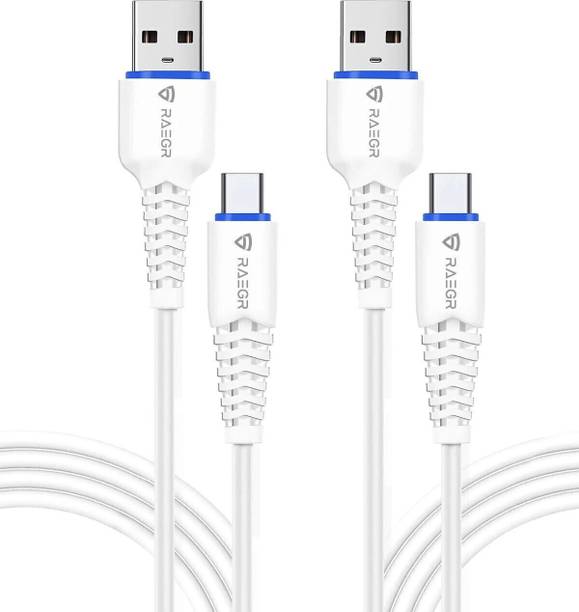 RAEGR USB Type C Cable 1 m RapidLine USB Type-A to Type-C Cable, (1M/3.3ft) |Upto 20W PD Fast Charging 2.4A
