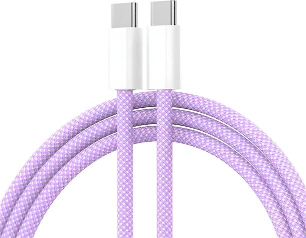 ULTRAWARP USB Type C Cable 3 A 1.01 m 25W/45W/60W Quick and PD Charge Type C to Type C For i-Phone and i-Pad
