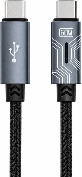 EYNK USB Type C Cable 6 A 1 m Braided Premium Quality 60W Nylon Braided Fast Cha