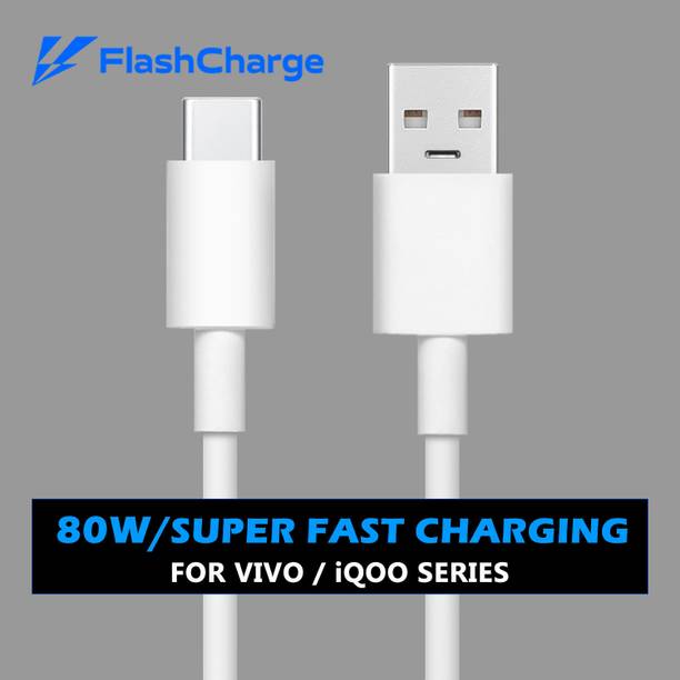 Safa USB Type C Cable 8 A 1.01 m 80W Super Fast Charging Cable For FlashCharge, SuperVooc, Vooc, Dart, Dash, Warp, Turbo,