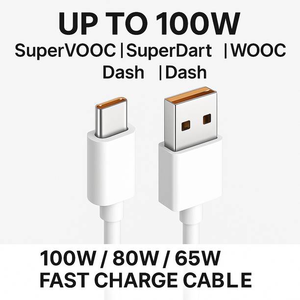 ULTRADART USB Type C Cable 6.5 A 1 m original 65W SUPERDART TYPE C CABLE| COMPATIBLE WITH Realme Narzo 20 Pro, Realme 7 Pro, Realme X3, Realme X50 Pr