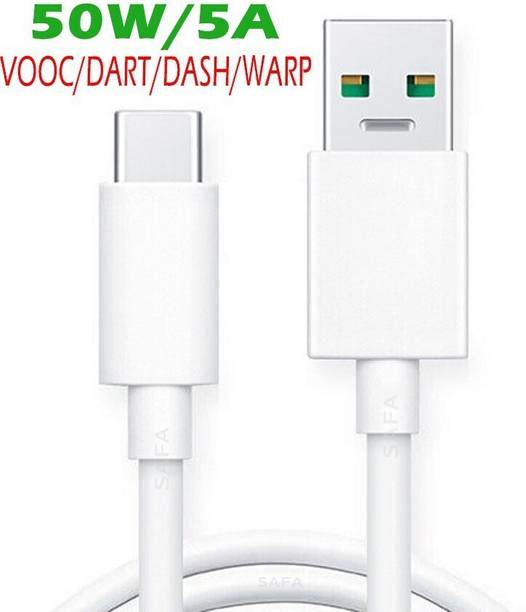 सेक्विन आर्ट Vooc Fast Cable Type-C For Oppo Find X / Reno / R17 Pro / K3 USB टाइप C केबल