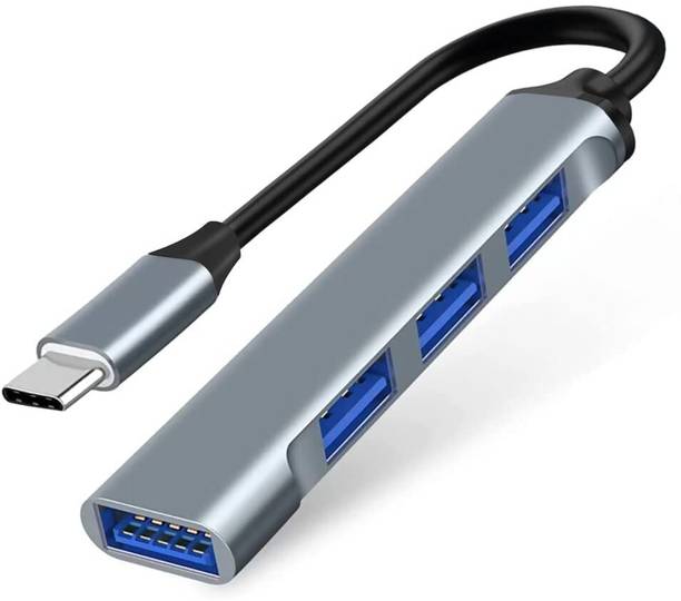 DooBuy USB Type C Cable 0.2 m USB C Hub Type C to 4 Port USB Type C 3.0 to USB 2.0 Hub OTG Adapter 4 in 1 USB Extender, 4 Port Expander