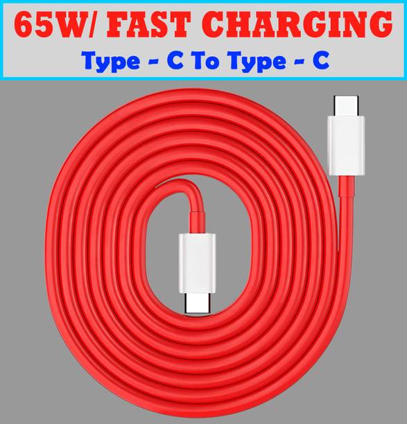 Safa Type C 6.5 A 1.02 m Type-C TO Type-C 65W SUPER FAST WARP CHARGING CABLE FOR 8T / 9 / 9 PRO /