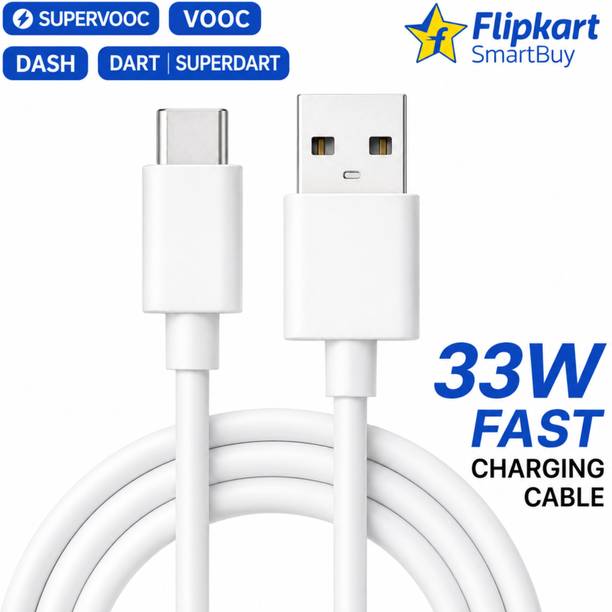 Flipkart SmartBuy USB Type C Cable 10 A 1 m PVC Realme 33w Charger Cable Original and Realme Data Cable Type C Original 33w – Realme 10 Pro Data Cable 33w Original, Realme 33w Charger Cable, Type C Ca