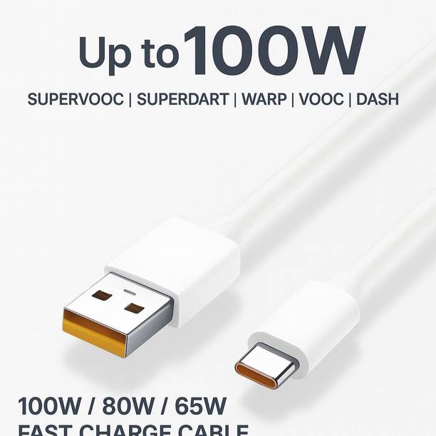 ULTRADART USB Type C Cable 6.5 A 1 m original New-65W/10V-6.5A DART/VOOC/SUPERDART/SUPERVOOC SUPER FAST CHARGING CABLE