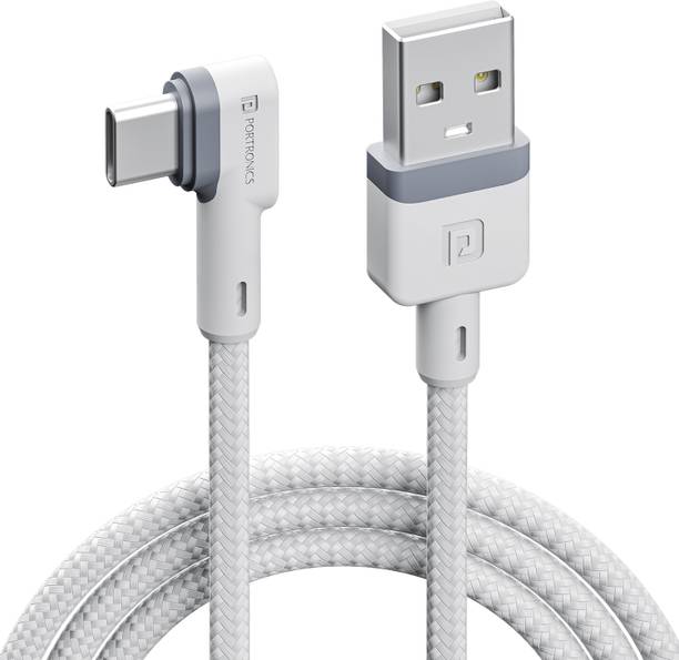 Portronics USB Type C Cable 3 A 1.2 m Konnect L POR-1403
