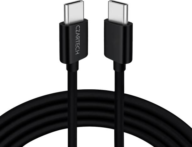 CZARTECH USB Type C Cable 2 A 1.5 m USB Type C to Type C Fast Charging Cable