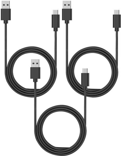 RAEGR USB Type C Cable 1 m RapidLine USB Type-A to Type-C Cable Combo, (1M/3.3ft)|Upto 20W PD Fast Charging 2.4A