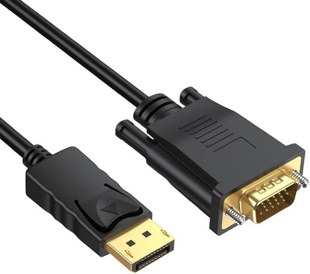 ULTRABYTES VGA Cable 1.5 m DisplayPort to VGA Cable 6 Ft, Display Port DP to VGA Adapter Cord