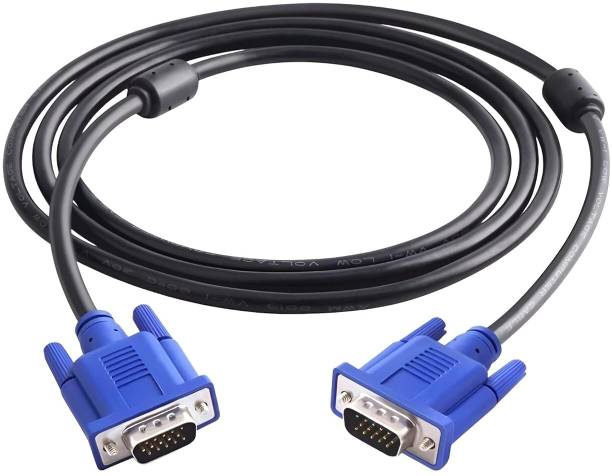RuhZa  TV-out Cable Male-to-Male 1.5m Length Genuine Parts Made for Sceptre Monitor, Television, PC,