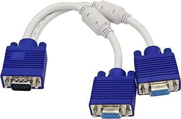 RuhZa HDMI Cable 0 A 24 m NA VGA Y Splitter Cable 1 Male VGA to 2 Female VGA Splitter Cable