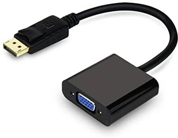 autoskills VGA Cable 0.25 m DP Display Port to VGA Converter Male to Female Gold-Plated Cord