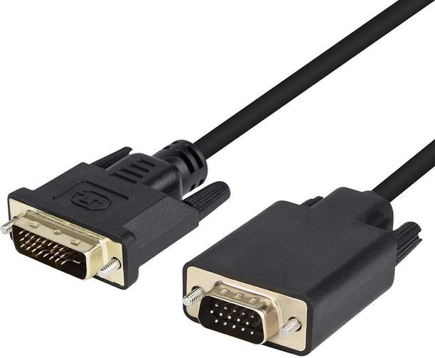 Etzin VGA Cable 1.5 m ctive DVI-D to VGA, DVI-D 24+1 to VGA 6 Feet Cable Male to Male Gold-Plated Cord EPL-1425CC