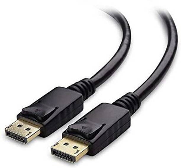 autoskills Video Cable 1 m Display Port Cable to Display Port Cable (Black)_3 ft.
