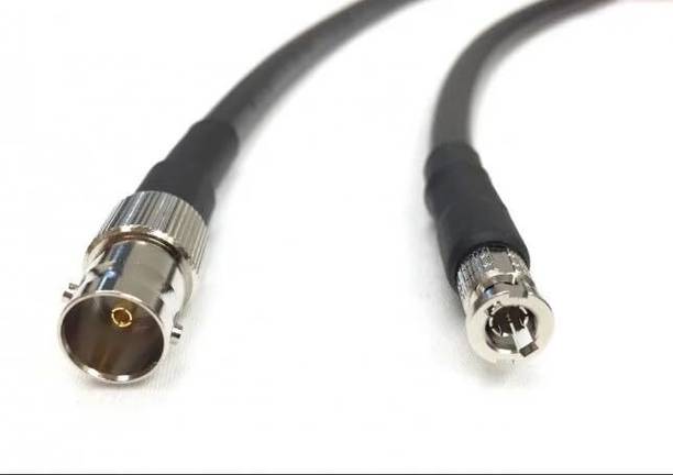 p plus Video Cable 1 m BNC Female to HD BNC Male 6G HD-SDI Belden 1855A RG58 75Ohm Coaxial Adapter Cable