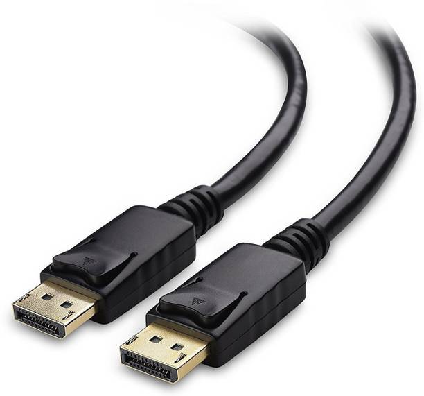 ANDTRONICS Video Cable 1.8 m High Resolution 4k Gold Plated DisplayPort DP to DP DisplayPort Cable Black 1.8M / 5.9 Ft