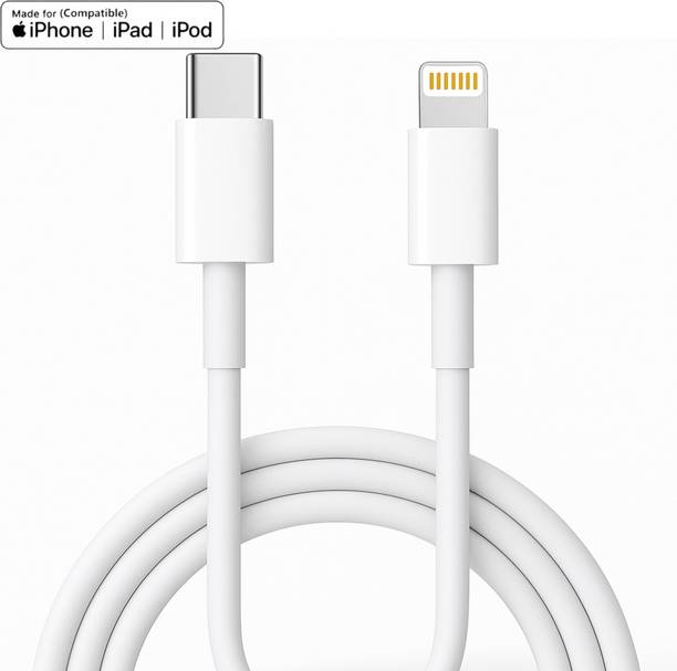 RoarX Type C 3 A 1 m Fast Charging (Apple MFi Certified) Lightning to USB TYPE C