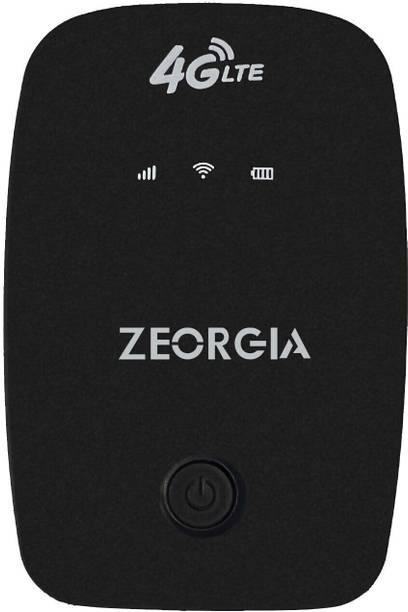 Zeorgia 4G SIM WiFi Dongle | High-Speed 150Mbps Hotspot, 2100mAh Battery 150 Mbps Data Card ,Calls not Supported