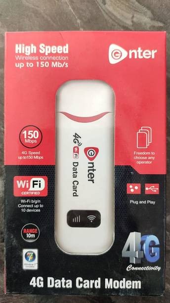 Enter USB Modem Tri Band 150Mbps 4G LTE Dongle Stick Data Card 2G/3G/4G new design Data Card