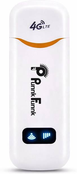 PunnkFunnk 4G USB Dongle | Sim Support | 150 Mbps Data Card ,Calls not Supported