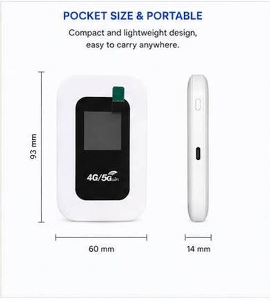 RUHIZEN WiFi Dongle | Portable Hotspot |Internet dongle | SIM Support 150 Mbps Data Card ,Calls not Supported