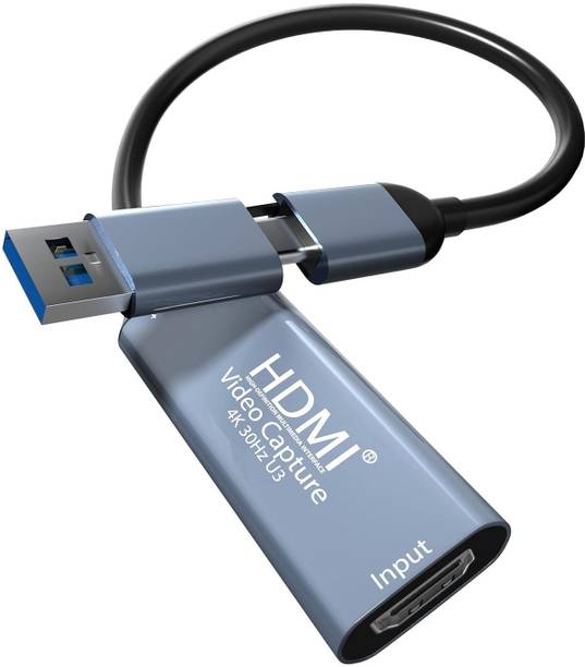 sounce HDMI Capture Card USB 3.0 | 1080p 60FPS | HDMI to USB & USB-C / HDMI3CC 3.1 Mbps Data Card ,Calls not Supported