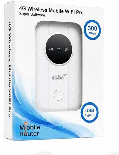 RUHIZEN 4G/5G WiFi Router 300 MBPS DONGLE HIGH SPEED 300 Mbps Data Card ,Calls not Supported