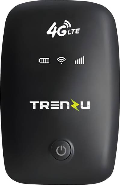 Trenzu WiFi Dongle 4G LTE Wireless Dongle | All SIM Support | 2100mAh Battery 150 Mbps Data Card ,Calls not Supported