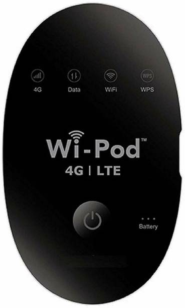 Wi-POD WD670 4G All Sim Supported 4G Router(Sold By IT KING) 150 Mbps Data Card ,Calls not Supported