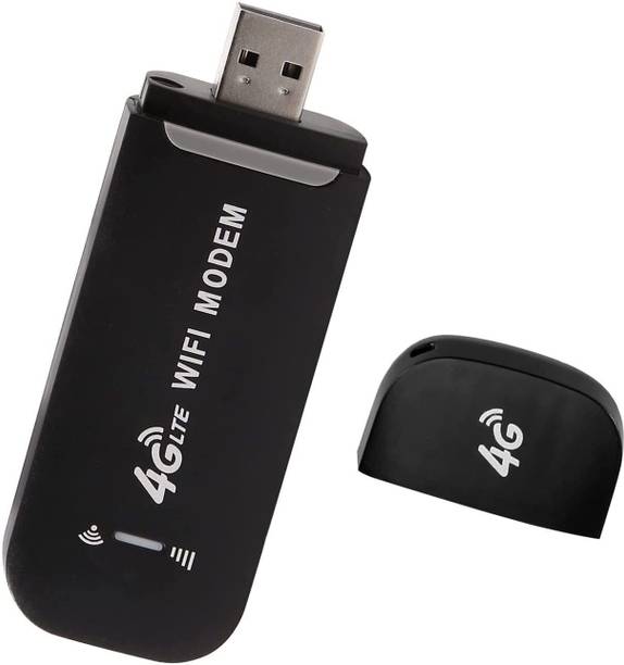 INNOVIX 4G LTE Wireless USB Dongle |All SIM Network Support with WI-FI Data card 150 Mbps Data Card ,Calls not Supported