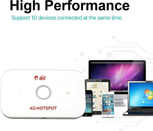 Cokoeye 4G LTE Wireless Dongle with Airtel SIM Network Support 150 Mbps Data Card with Call Support