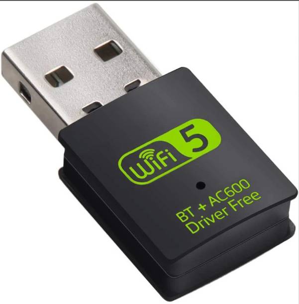 V88R Dual Band USB WiFi Adapter 600Mbps Wireless Dongle for PC Laptop 3.1 Mbps Data Card ,Calls not Supported